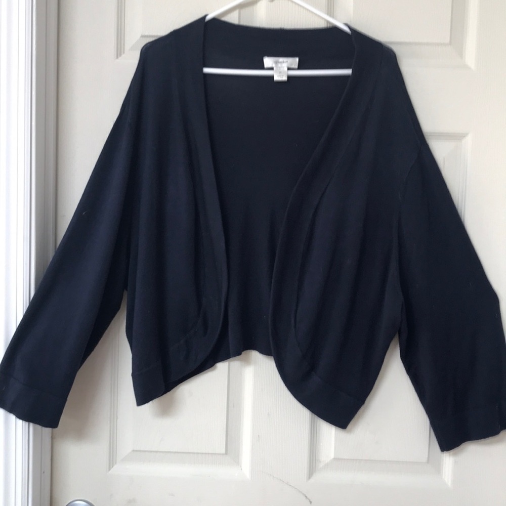 Navy blue cardigan 2x